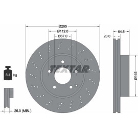 Bremsscheibe 92165005