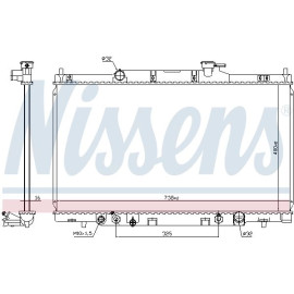 Nissens Wasserkühler PKW 68606