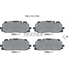Bremsbelagsatz Audi P. A4/A5/Q7 2.0-3.0 Tdi 15 2586101
