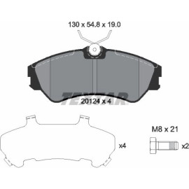 Bremsbelagsatz Vw P. T4 09/90 14 2012401