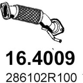 ASSO Abgasrohr 16.4009