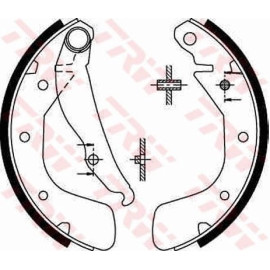 10 461 010 Bremsbacken GS8543