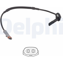 DELPHI Sensor, Raddrehzahl SS21252-12B1 DELPHI Sensor, Raddrehzahl SS21252-12B1