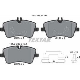 Bremsbelagsatz Db P. W203 C230-350/Clk 02-/Slk 05 2314402