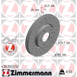97 481 001 Sport Bremsscheibe VA Sport 430.2623.52 97 481 001 Sport Bremsscheibe VA Sport 430.2623.52