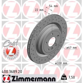 15 482 089 Bremsscheibe HA 400.3689.20 15 482 089 Bremsscheibe HA 400.3689.20