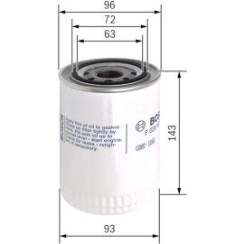 Ölfilter F 026 407 121