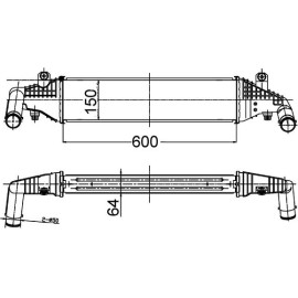 Ladeluftkühler CI 504 000S