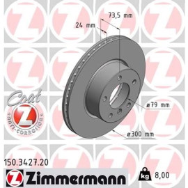Zimmermann Bremsscheibe 150.3427.20 Zimmermann Bremsscheibe 150.3427.20
