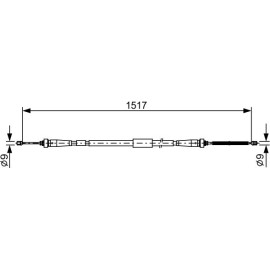 Handbremsseil li 1987482639