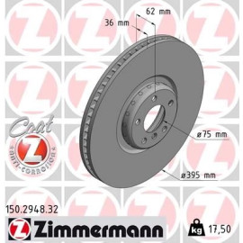 ZIMMERMANN Bremsscheibe 150.2948.32 ZIMMERMANN Bremsscheibe 150.2948.32