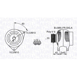MAGNETI MARELLI Generator 063377416010