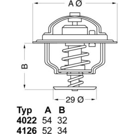 Thermostat, Kühlmittel 4126.88