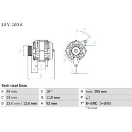 Lichtmaschine 0 986 049 231
