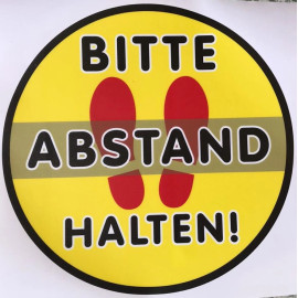 Bodenaufkleber Abstand halten 26051 Bodenaufkleber Abstand halten 26051