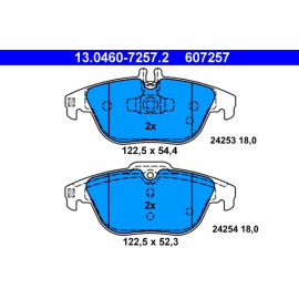 Bremsbelagsatz Db T. W204/S204/X204/A207/C207 07 13.0460-7257.2