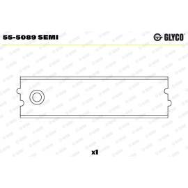 GLYCO Lagerbuchse, Pleuel 55-5089 SEMI