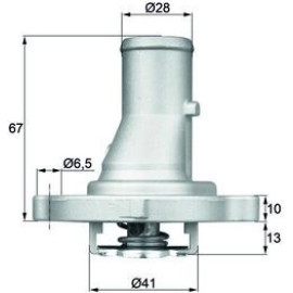 Integralthermostat mit Dichtung TI 68 87D