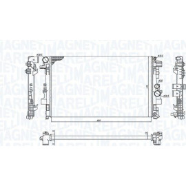 Magneti Marelli Motorkühler BM955