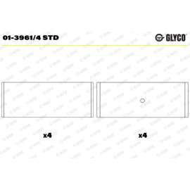 PLEUELLAGER 01-3961/4 STD