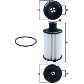 Mahle Original Ölfilter OX 774D