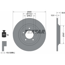 BREMSSCHEIBE 92296303 BREMSSCHEIBE 92296303