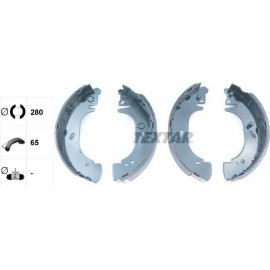 Bremsbacken Opel/Renault Mast 91054500