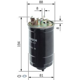 Kraftstofffilter 0 450 906 437