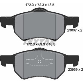 Bremsbelagsatz Chrysler P. Voyager 00 2380701