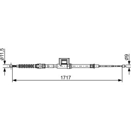 Handbremsseil li/re 1987482644