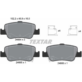 Bremsbelagsatz Toyota T. Auris 06-/12- Englisch 2466401