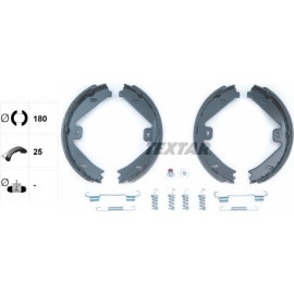 Handbremsbacken Db W212 09-/Glk/Cls 91069100