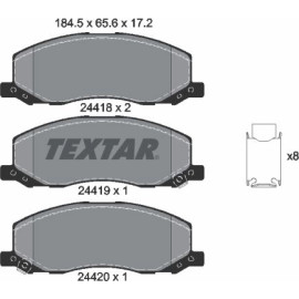 Bremsbelagsatz Opel P. Insignia 08- 2,8 V6 4X4 2441801