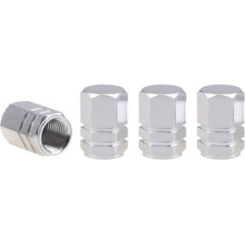 Aluminiumkappen Für Silberne Lüftungslüfter 4 Stk 02236