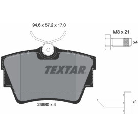 Bremsbelagsatz Renault T. Trafic 01-/Vivaro 01-/14 2398001