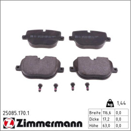 ZIMMERMANN Bremsbeläge 25085.170.1
