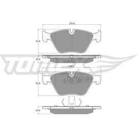 TOMEX brakes Bremsbelagsatz, Scheibenbremse TX 15-09