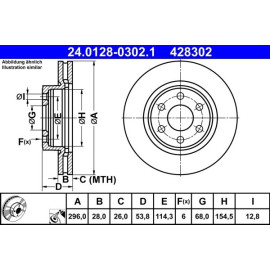 Bremsscheibe 24.0128-0302.1