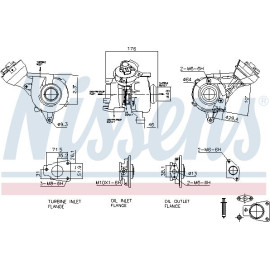 NISSENS Turbolader 93482