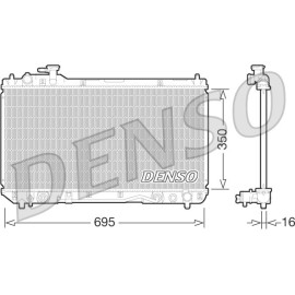 DENSO Klimaanlagenkühler DCN40010