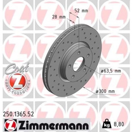 Bremsscheibe VA Sport 250.1365.52 Bremsscheibe VA Sport 250.1365.52