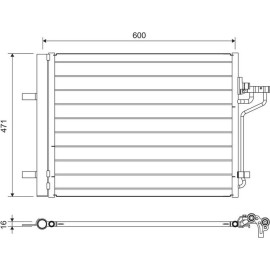 KONDENSATOR, KLIMAANLAGE 814390