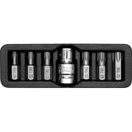 Bitsatz Torx 7-Tlg. Metallkasten YT-0410