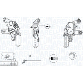 MAGNETI MARELLI Wischermotor 064342008010