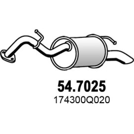 Endschalldämpfer 54.7025