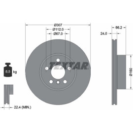 Bremsscheibe 92326805 Bremsscheibe 92326805