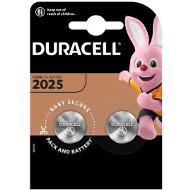 Duracell Lithium CR2025 Knopfbatterie 2 Stk Blister 5000394203907