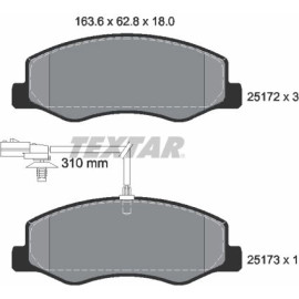 Bremsbelagsatz Renault T. Master 10- Doppelrad A 2517201
