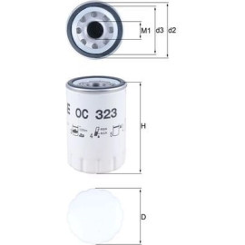 Mahle Original Ölfilter OC 323 Mahle Original Ölfilter OC 323