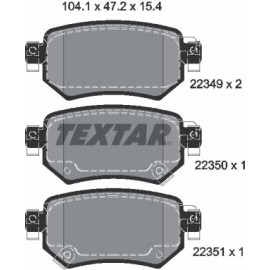 Bremsbelagsatz Mazda T. 6 2.0-2.5 12 2234901